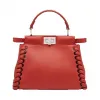 芬迪/Fendi 女士红色Mini Peekaboo手袋软皮包袋 8BN244 7G1 F09KN