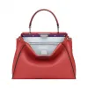 芬迪/Fendi 醋栗红色REGULAR PEEKABOO小牛皮手提包 8BN290 3ZN F03M5