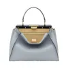 芬迪/Fendi 女士灰色PEEKABOO REGULAR小牛皮包袋 8BN290 3ZN F04QY