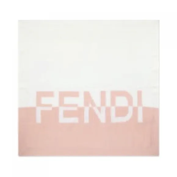 芬迪/Fendi 白色和粉红色初剪羊毛毛毯-婴儿毛毯-FENDI芬迪中国官网 BUJ197AJ1LF0C11-8056867840398
