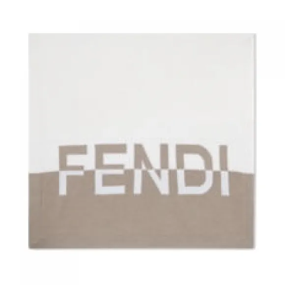 芬迪/Fendi 白色和米色初剪羊毛毛毯-婴儿毛毯-FENDI芬迪中国官网 BUJ197AJ1LF1FZ6-8056867840404