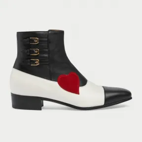 古驰/Gucci Gucci HA HA HA 带扣靴子 717026-AAA3G-1053