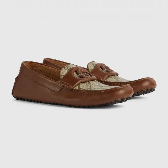 古驰/Gucci 男式Interlocking G司机鞋 730148-AAB7Z-2343