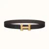 爱马仕/Hermes H 皮带扣&双面皮腰带32毫米 H064544CM2M-H073967CABA100