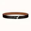 爱马仕/Hermes H Speed皮带扣&双面皮腰带32毫米 H081128CY89-H073967CAAA115