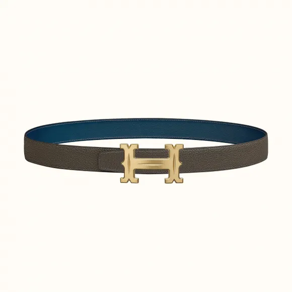 爱马仕/Hermes Farwest皮带扣&双面皮腰带32毫米 H081655CUZ3-H073967CABD085