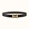 爱马仕/Hermes Farwest皮带扣&双面皮腰带32毫米 H081655CUZ3-H081777CAAA095
