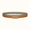 爱马仕/Hermes Inside H皮带扣&双面皮腰带32毫米 H081669CP2K-H073996CAAG100