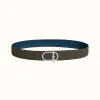 爱马仕/Hermes Ithaque皮带扣&双面皮腰带38毫米 H081758CK05-H077971CAAT090