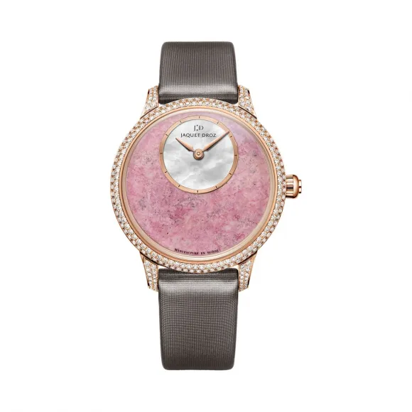 雅克德罗/Jaquet Droz 时分小针盘系列 18K红金表壳镶嵌232颗钻石 自动机械机芯 女表 J005003580