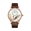 雅克德罗/Jaquet Droz 艺术工坊系列 18K红金 自动机械机芯 男表 J005013216