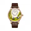 雅克德罗/Jaquet Droz 艺术工坊系列 18K红金表壳 自动机械机芯 男表 J005013225