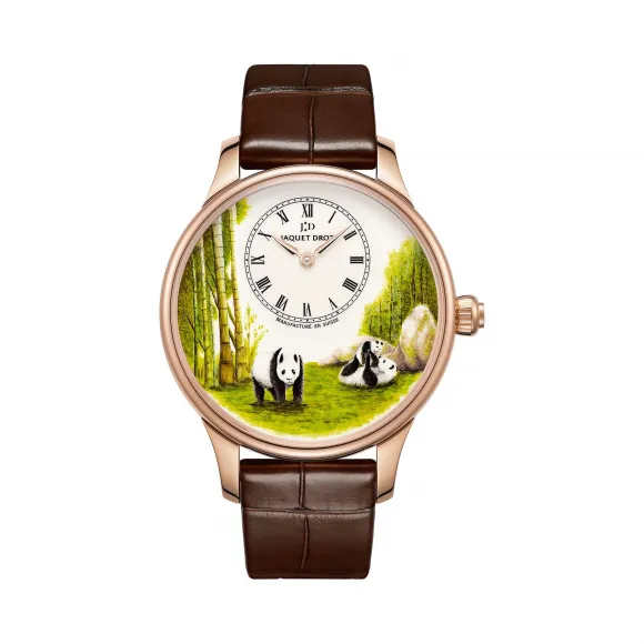 雅克德罗/Jaquet Droz 艺术工坊系列 18K红金表壳 自动机械机芯 男表 J005013225