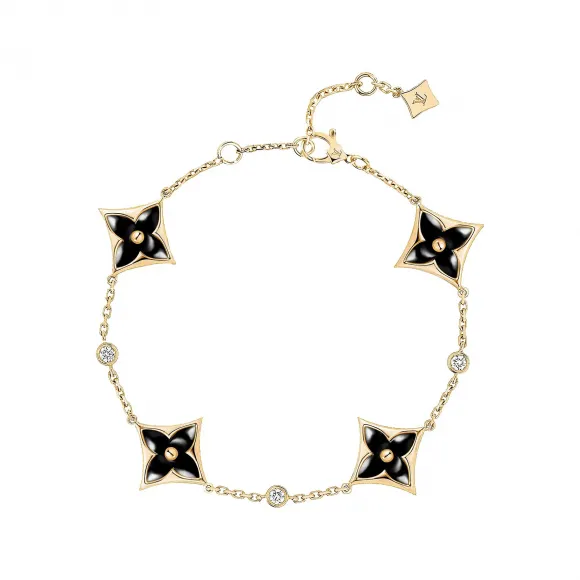路易威登/Louis Vuitton(LV) Color Blossom BB Multi-Motifs 手链 - 配黄K金、缟玛瑙及钻石 - 按类别浏览 Q05571