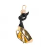 罗意威/Loewe Calla Charm金色/黑色 111.17.113