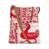 罗意威/Loewe Vertical Tote Tiles Bag红色 303.26AA94
