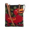 罗意威/Loewe Vertical Tote Animals Bag黑色/红色 303.30AA94