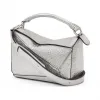 罗意威/Loewe Puzzle 小号手袋 银色 322.97EK79