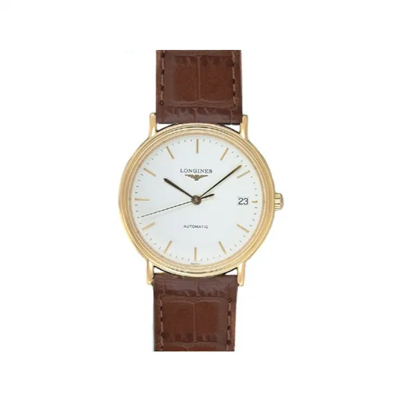 浪琴/Longines 时尚系列 34.50 MM 黄色 PVD ​​2N 自动机械机芯 男表 L4.721.2.18.5