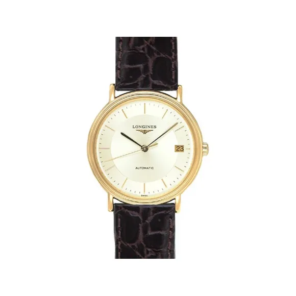 浪琴/Longines 时尚系列 34.50 MM 黄色 PVD ​​2N 自动机械机芯 男表 L4.721.2.42.4