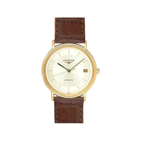 浪琴/Longines 时尚系列 34.50 MM 黄色 PVD ​​2N 自动机械机芯 男表 L4.721.2.42.5