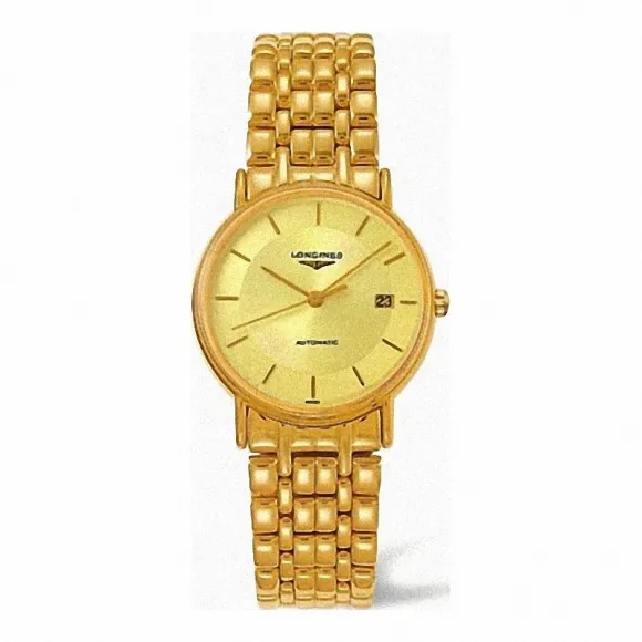 浪琴/Longines 瑰丽系列 自动机械 精钢镀18K金 男表 L4.721.2.42.8