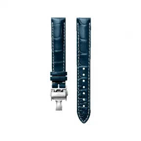 浪琴/Longines 哑光蓝色 15.00 MM 鳄鱼皮 表带 L682153047
