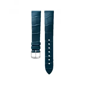 浪琴/Longines 哑光蓝色 16.00 MM 鳄鱼皮 表带 L682155004
