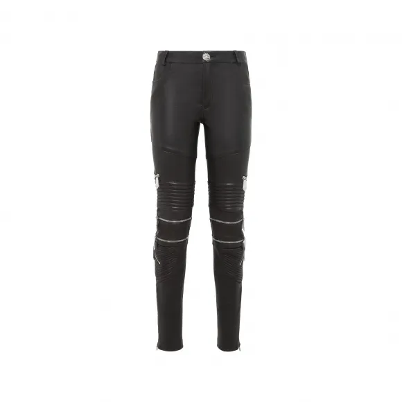 菲利普·普莱因/Philipp Plein 长皮裤 FABC-WLT0132-PLE010N-02