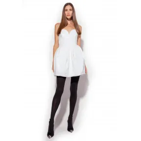 品蔻/Pinko Galleria 白色全亮片迷你气球连衣裙 100285A0W5Z09