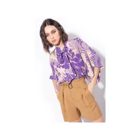 品高/Pinko 热带印花斗篷式罩衫 100521A0RLNY0
