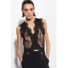 品高/Pinko Valencienne 蕾丝马甲 102825A1J3Z99
