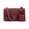 普拉达/Prada 女士 深红色 牛皮 斜挎包 1BD108-2D91-F0YOM