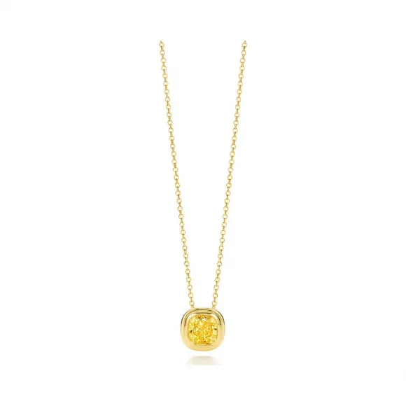 Tiffany Bezet™ 18K 金镶黄钻吊坠  26464145