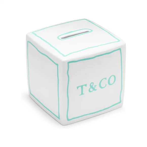 蒂芙尼/Tiffany Tiffany Blue® 系列骨瓷储蓄罐 68408075