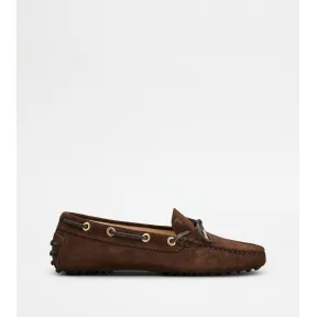 托德斯/Tod's Woman BROWN Gommino Driving Shoes in Suede XXW0FW05030CKO42S611
