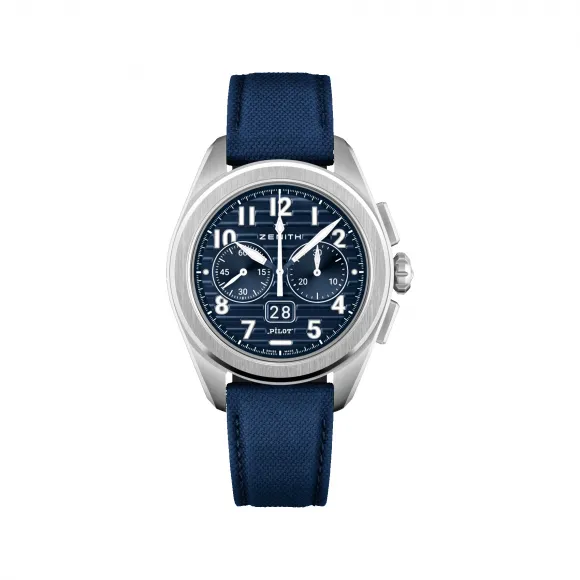 真力时/Zenith PILOT飞行员系列大日历飞返腕表精品店特别版  03.4000.3652-51.I003