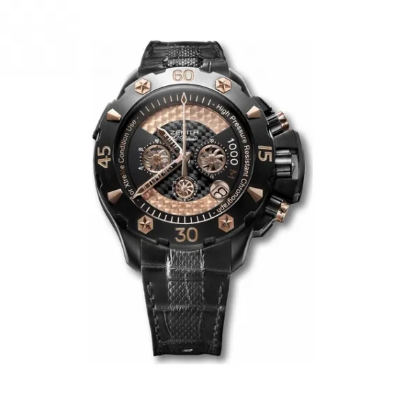 真力时/Zenith Defy Classic 单向旋转 自动机械机芯 男表 96.0528.4000-21.C648
