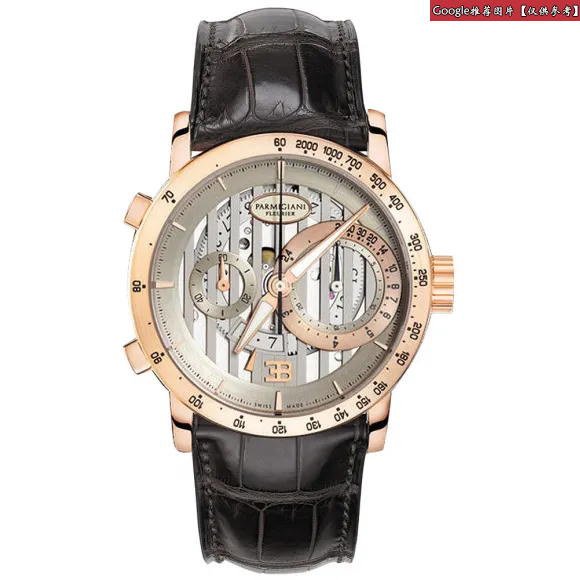 帕玛强尼/Parmigiani Bugatti系列 男表 玫瑰金 自动机械机芯 PFC329-1000100