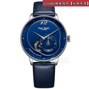 天王/Tianwang 不锈钢  T-WING系列 石英机芯 男表 GS31069S.D.LU.U