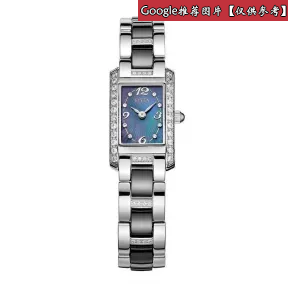 飞亚达/Fiyta 玲珑系列 不锈钢、锆石镶嵌 28.0*16.9毫米 石英机芯 女表 L581.WBCH