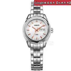 依波/Ebohr 精艺系列系列  不锈钢，钨钢表圈 蓝宝石水晶玻璃 女表 50020225