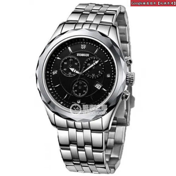 依波/Ebohr 珍宝系列系列 42毫米 不锈钢 蓝宝石水晶玻璃 男表 50040315