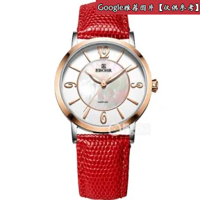 依波/Ebohr 天翼系列系列  不锈钢，电镀玫瑰金 蓝宝石表镜镀防反光膜 女表 50150342