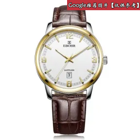 依波/Ebohr 精艺系列系列  不锈钢，镀金色表圈 蓝宝石水晶玻璃 女表 50280346