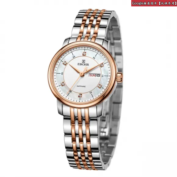 依波/Ebohr 精艺系列系列  不锈钢 蓝宝石水晶玻璃 男表 50300235