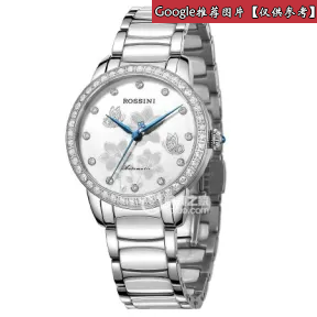 罗西尼/Rossini 典美时尚系列 34毫米 不锈钢，镶钻  女表 5722W01A