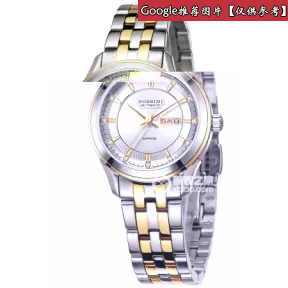 罗西尼/Rossini 雅尊商务系列  不锈钢，18K黄金表圈 自动机械 女表 7520T01A