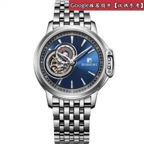 罗西尼/Rossini 雅尊商务系列 42毫米 全光不锈钢 自动机械 男表 8633W05C