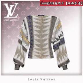 路易威登/Louis Vuitton 提花针织阔袖上衣 1A51M1